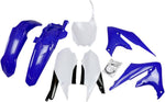 UFO Plastics Kit For Yamaha YFZ450R - Blue OEM White