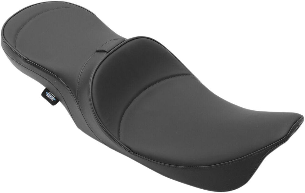 Drag Specialties Low Profile Mild Stitched Touring Seat For Harley Davidson FLHR 1340 1997-1998 - Black