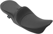 Drag Specialties Low Profile Mild Stitched Touring Seat For Harley Davidson FLHR 1340 1997-1998 - Black