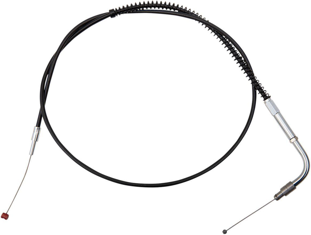 Barnett  Vinyl Throttle Idle Cable For Harley Davidson FLD 1690 2012-2013 95.5 cm (37-1 2") - Black