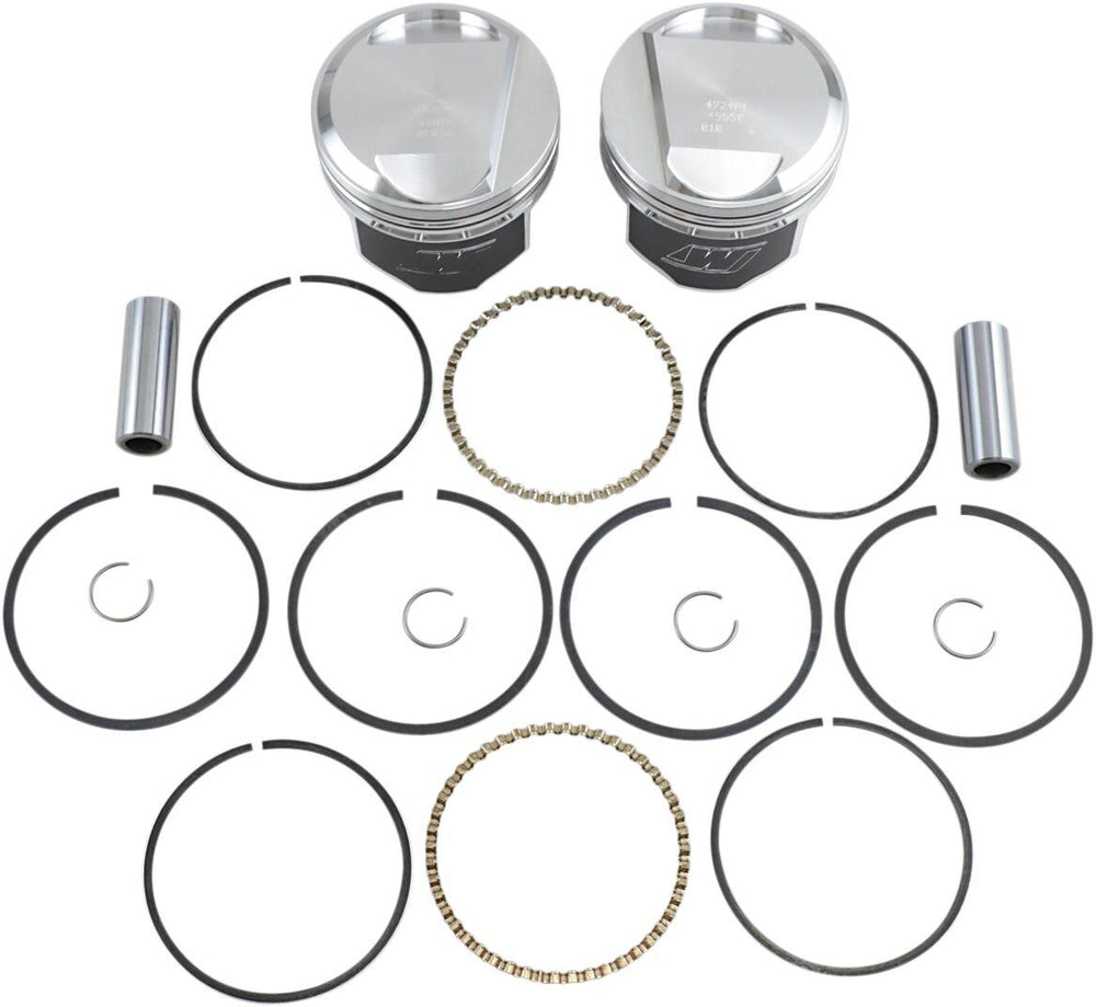 Wiseco High-Performance Piston Kit For Harley Davidson FLH +0.010" - Aluminum