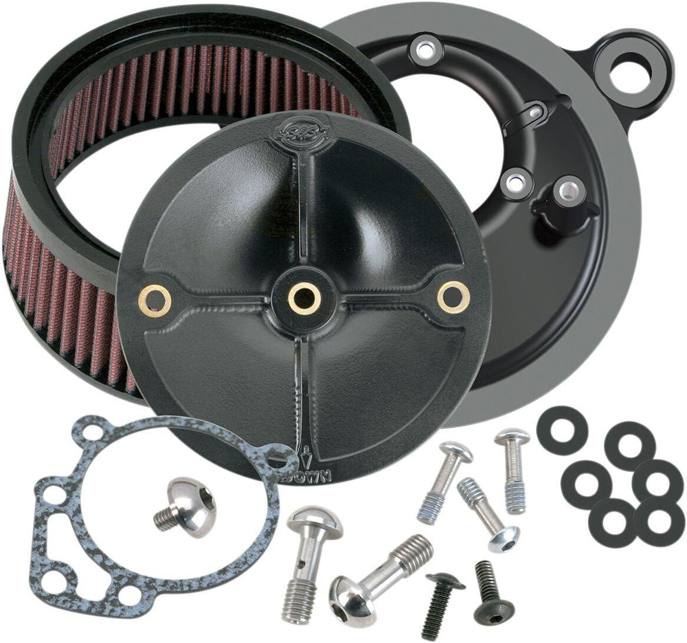 S&S Cycle Super Stock E G Stealth Air Cleaner Kit For Harley Davidson FLHR 1340 1994-1998 - Black