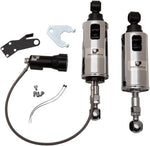 Progressive Suspension 422 Series Shocks With Remote Adjustable Preload For Harley Davidson FLST 1340 1989-1990 - Chrome