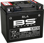 BS Battery SLA AGM Battery For Laverda 1200 1978-1979 - Black