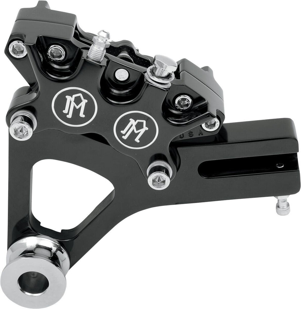 Performance Machine Caliper Kit For Harley Davidson FLD 1690 2012-2013 Rear - Black