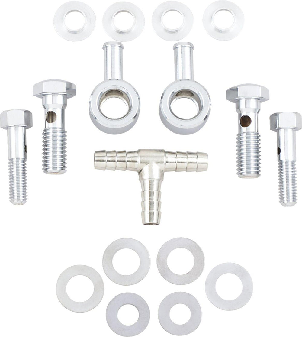 Drag Specialties Air Cleaner Breather Kit For Harley Davidson FLHR 1340 1994-1998 - Chrome