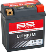 BS Battery Lithium LiFePO4 Battery For Honda CRF250R 2018-2024 - Black