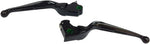 Drag Specialties Slotted Wide Blade Lever Set For Harley Davidson FLHTCUTG 1690 2014-2016 - Black