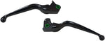 Drag Specialties Wide Blade Lever Set For Harley Davidson FLHTCUTG 1690 2014-2016 - Black