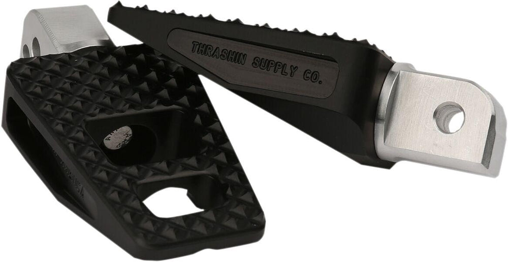 Thrashin Supply Co P-54 Footpegs For Harley Davidson FLDE 1750 2018-2020 Rear - Black