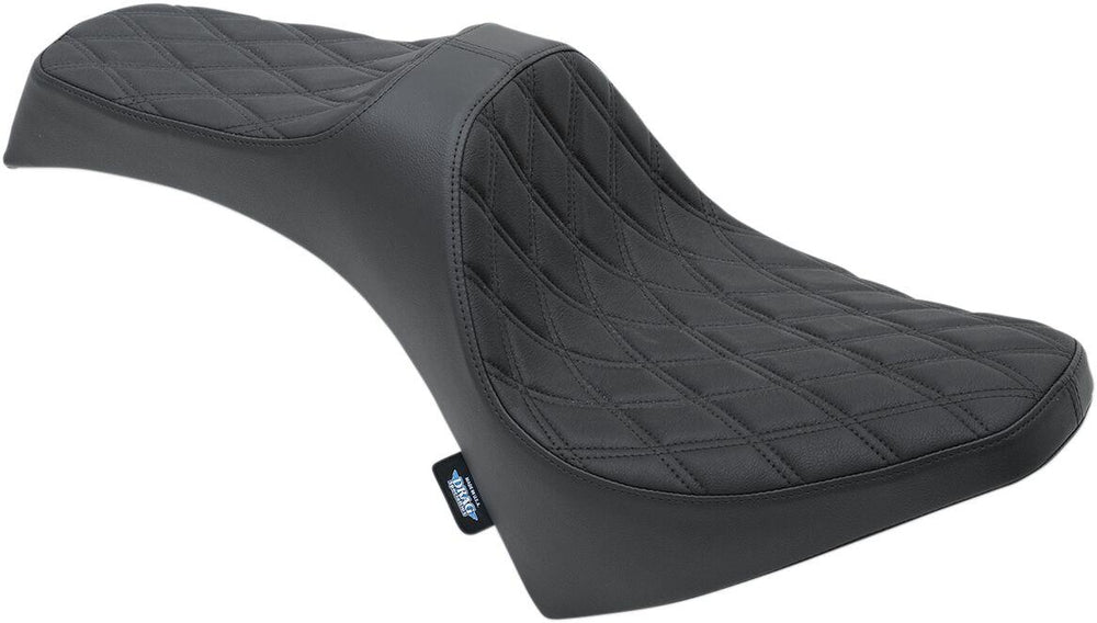 Drag Specialties Predator III Seat For Indian Scout 60 2016-2022 Double Diamond - Black