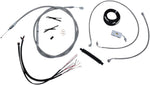 LA Choppers Handlebar Cable/Brake Hose Kit For Harley Davidson FLDE 1750 ABS 2018-2020 - Clear-Coated