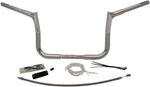 Fat Baggers Inc. 1-1 4" EZ Install Pointed Top Handlebar Kit For Harley Davidson FLHT 1584 2008 25.5 cm (10") - Chrome