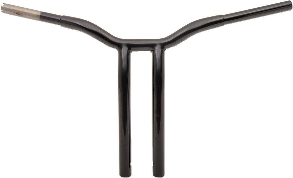 LA Choppers Kage Fighter Welded Bent-Riser Handlebar 40.5 cm (16") - Black