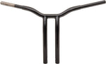 LA Choppers Kage Fighter Welded Bent-Riser Handlebar 40.5 cm (16") - Black