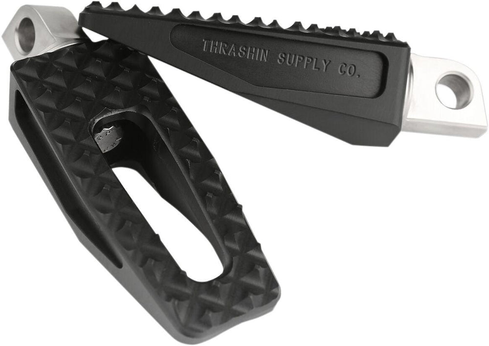 Thrashin Supply Co P-54 Footpegs For Harley Davidson E 1000 1936-1952 Fits Front Or Rear - Black