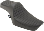 Drag Specialties Predator III Seat For Harley Davidson XL 1200 C 1996-2003 Classic Stitch - Black