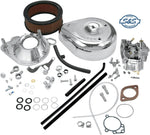 S&S Cycle Super E Carburettor Kit For Harley Davidson FLHR 1340 1994-1998 - Chrome