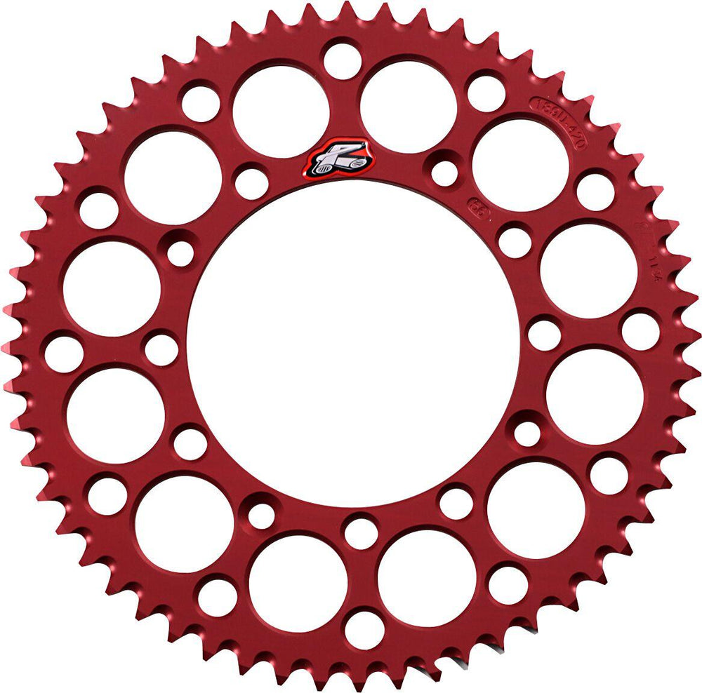 Renthal Ultralight Sprocket For Honda CR80 1986-1995 Rear 56T - Red