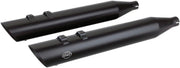 S&S Cycle Slash Cut  Silencers For Harley Davidson FLHFB 1868 2023 - Black