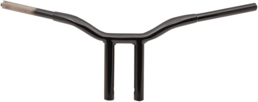 LA Choppers Kage Fighter Welded Straight-Riser Handlebar 25.5 cm (10") - Black