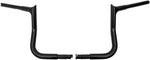 Fat Baggers Inc. 1-1 4" EZ Install Pointed Top Handlebar For Harley Davidson FLH 1868 2021 25.5 cm (10") - Black