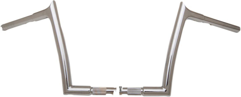 Fat Baggers Inc. 1-1 4" EZ Install Pointed Top Handlebar For Harley Davidson FLD 1690 2012-2013 25.5 cm (10") - Chrome