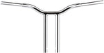 LA Choppers Kage Fighter Welded Straight-Riser Handlebar 25.5 cm (10") - Chrome