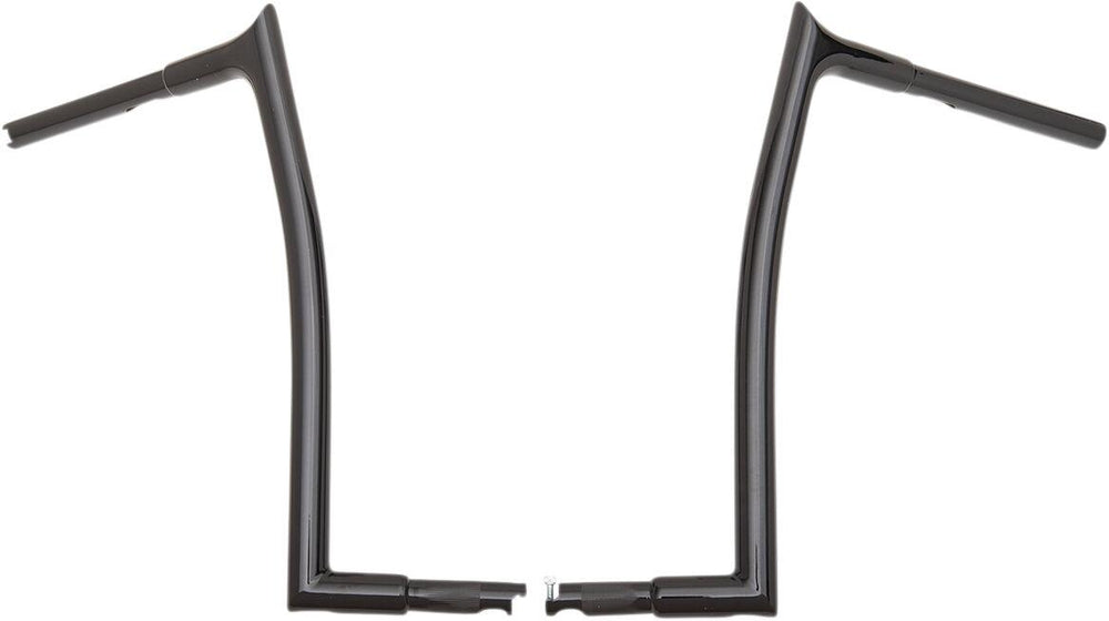 Fat Baggers Inc. 1-1 4" EZ Install Pointed Top Handlebar For Harley Davidson FLD 1690 2012-2013 40.5 cm (16") - Black