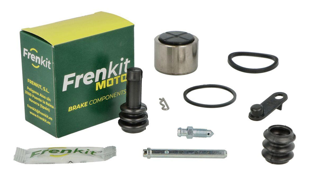 Frenkit Superkit Caliper Repair Kit For Kawasaki ER-6F 650 2006-2016 Rear - Aluminum/Black/Silver/Stainless Steel