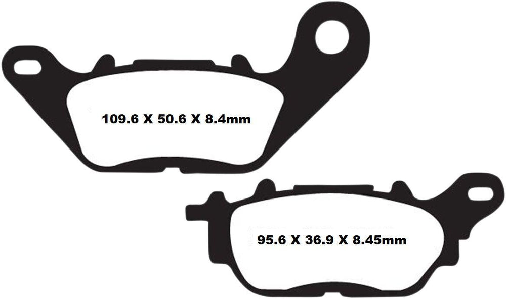 EBC SFA Series Organic Scooter Brake Pads For Lex-Moto Aspire 125 2012-2016 Rear