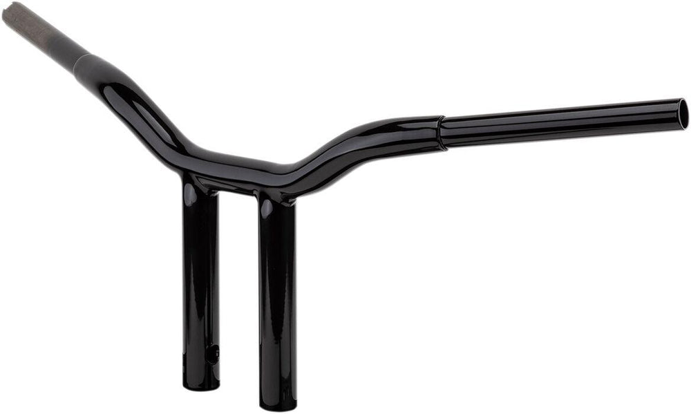 LA Choppers Kage Fighter Welded Straight-Riser Handlebar 20.5 cm (8") - Black