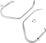 Drag Specialties Low-Profile Saddlebag Guards For Harley Davidson FLHR 1340 1997-1998 - Chrome