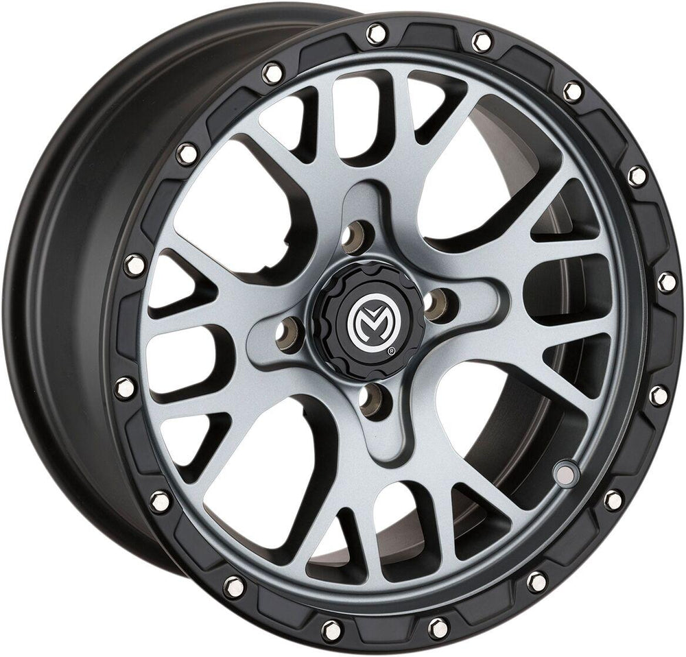 Moose Racing 545X Wheel For Kawasaki KVF650 4X4 2005-2012 Fits Front Or Rear - Grey Satin