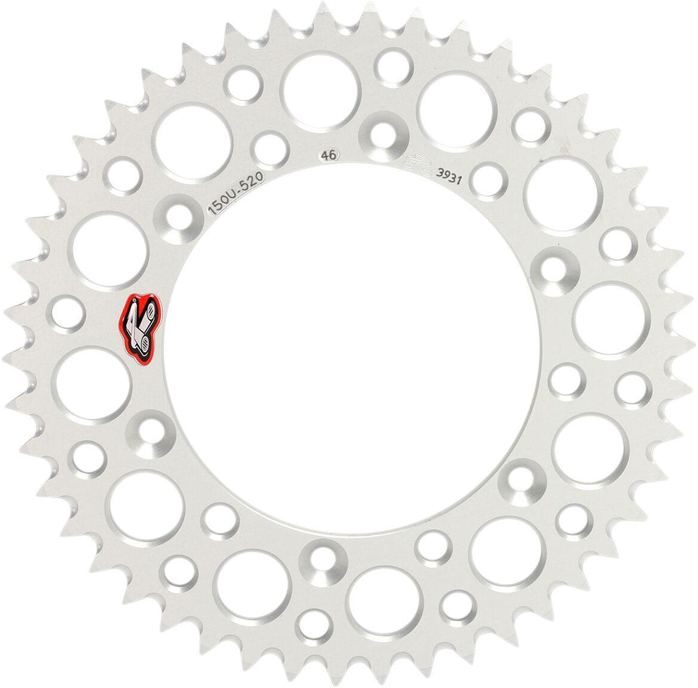 Renthal Ultralight Sprocket For Yamaha WRF250 2001-2025 Rear 46T - Silver
