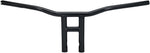 Biltwell 1" T-Bar Handlebars For Harley Davidson FLDE 1750 2018-2020 25.5 cm (10") - Black Electroplate
