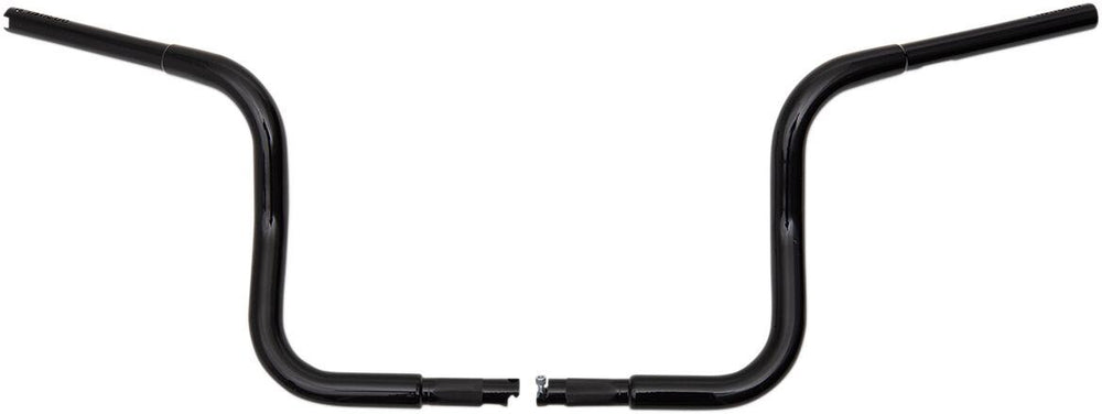 Fat Baggers Inc. 1-1 4" EZ Install Round Top Handlebar For Harley Davidson FLH 1868 2021 25.5 cm (10") - Black
