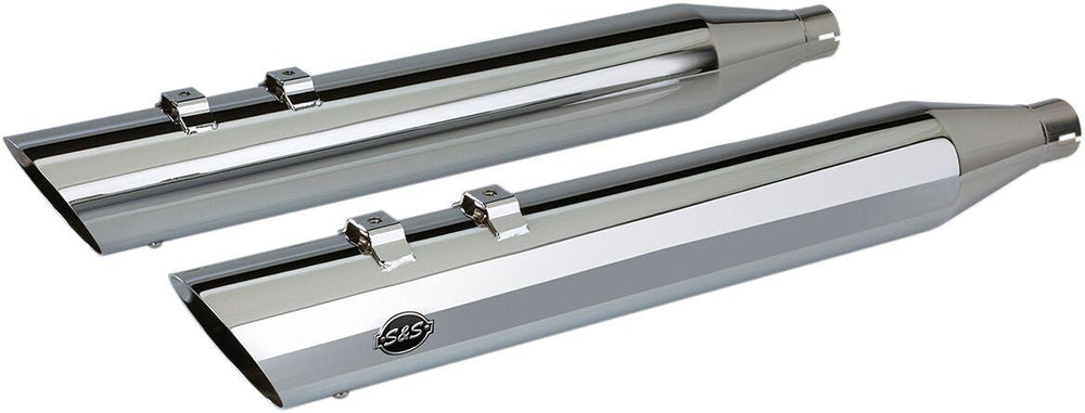 S&S Cycle Slash Cut Silencers For Harley Davidson FLHFB 1868 ABS 2023