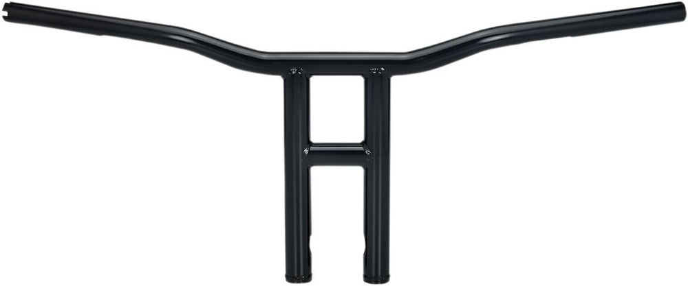 Biltwell 1" T-Bar Handlebars For Harley Davidson FLDE 1750 2018-2020 30.5 cm (12") - Black Electroplate