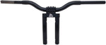 LA Choppers Kage Fighter-T Pullback Handlebar 28 cm (11") - Black/Flat