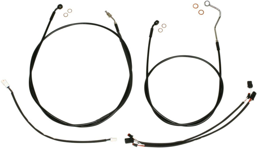 Magnum Shielding XR Handlebar Cable Install Kit For Harley Davidson FLHT 1750 2019-2020 30.5 - 35.5cm (12" - 14") - Black