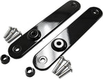 Drag Specialties Turn Signal Relocation Mounts For Harley Davidson FLHR 1340 1997-1998 Front Black Gloss
