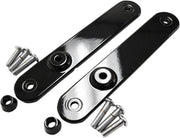 Drag Specialties Turn Signal Relocation Mounts For Harley Davidson FLHR 1340 1997-1998 Front Black Gloss