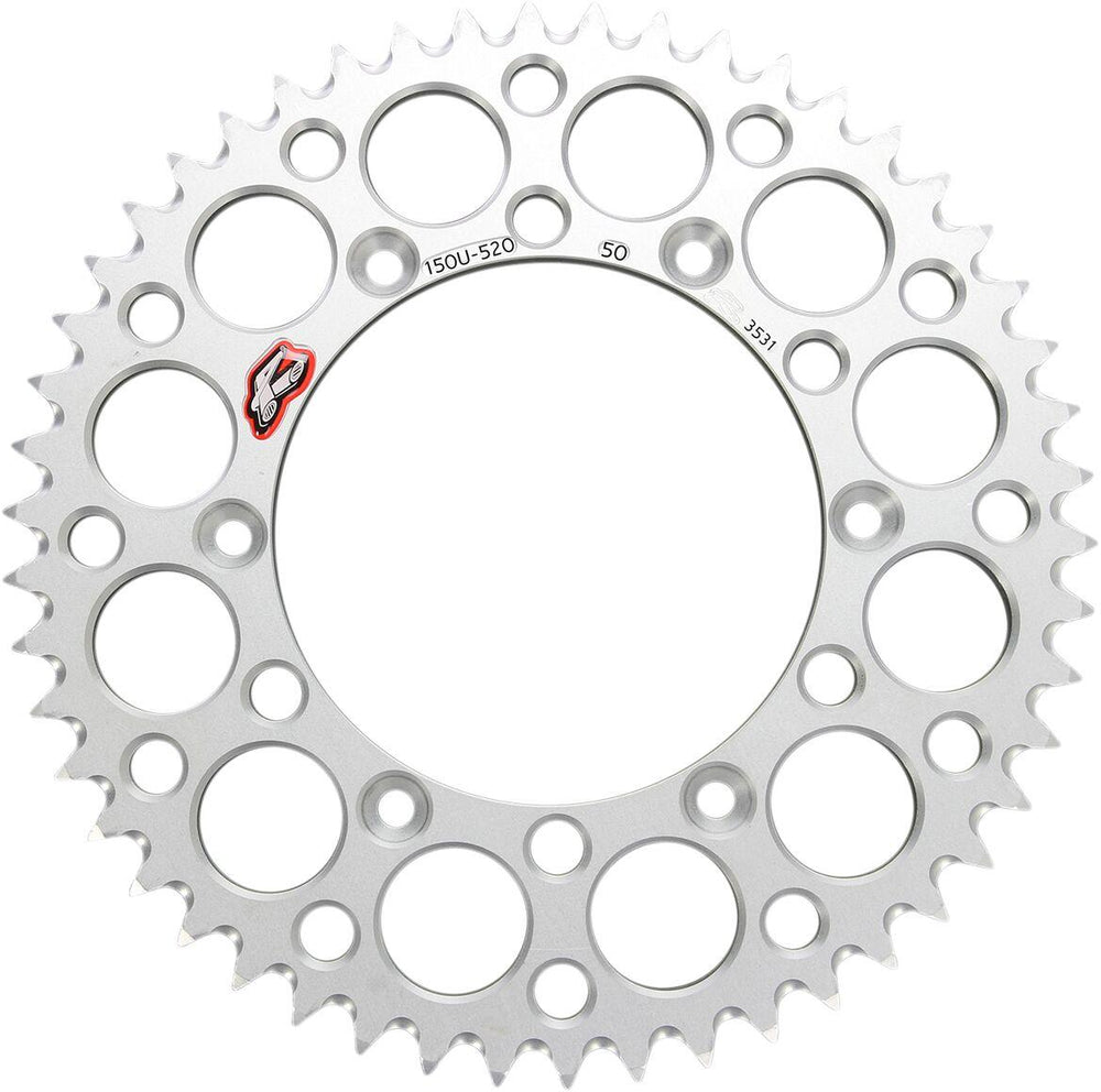 Renthal Ultralight Sprocket For Yamaha WRF250 2001-2025 Rear 50T - Silver