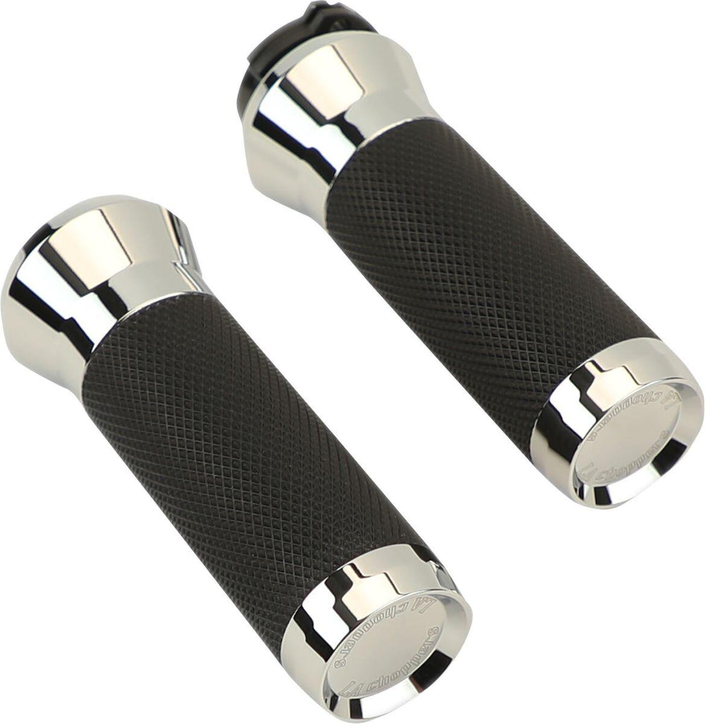 LA Choppers Grips For Harley Davidson FLD 1690 2012-2013 - Chrome