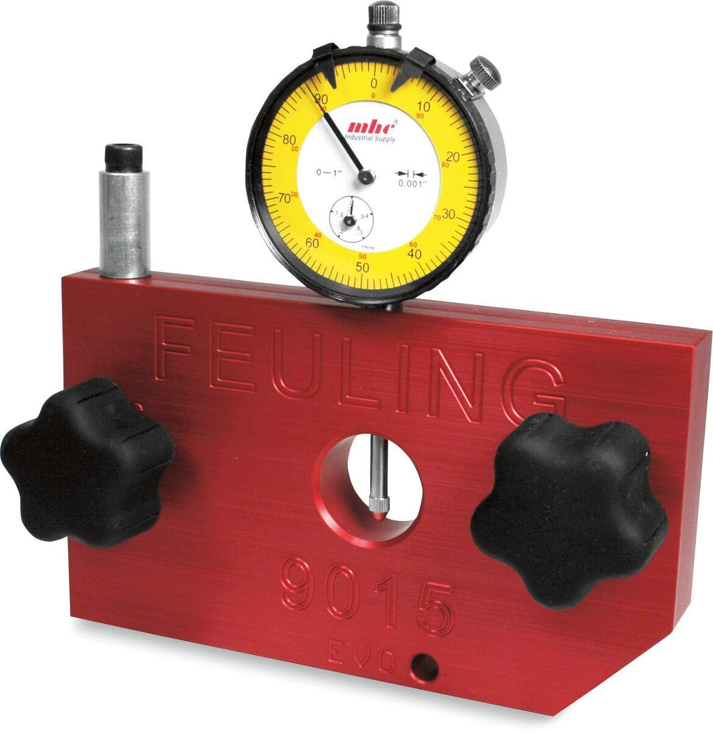 Feuling Parts Twin Cam Evo Crankshaft Runout Measuring Tool For Harley Davidson FLD 1690 2012-2013 - Red