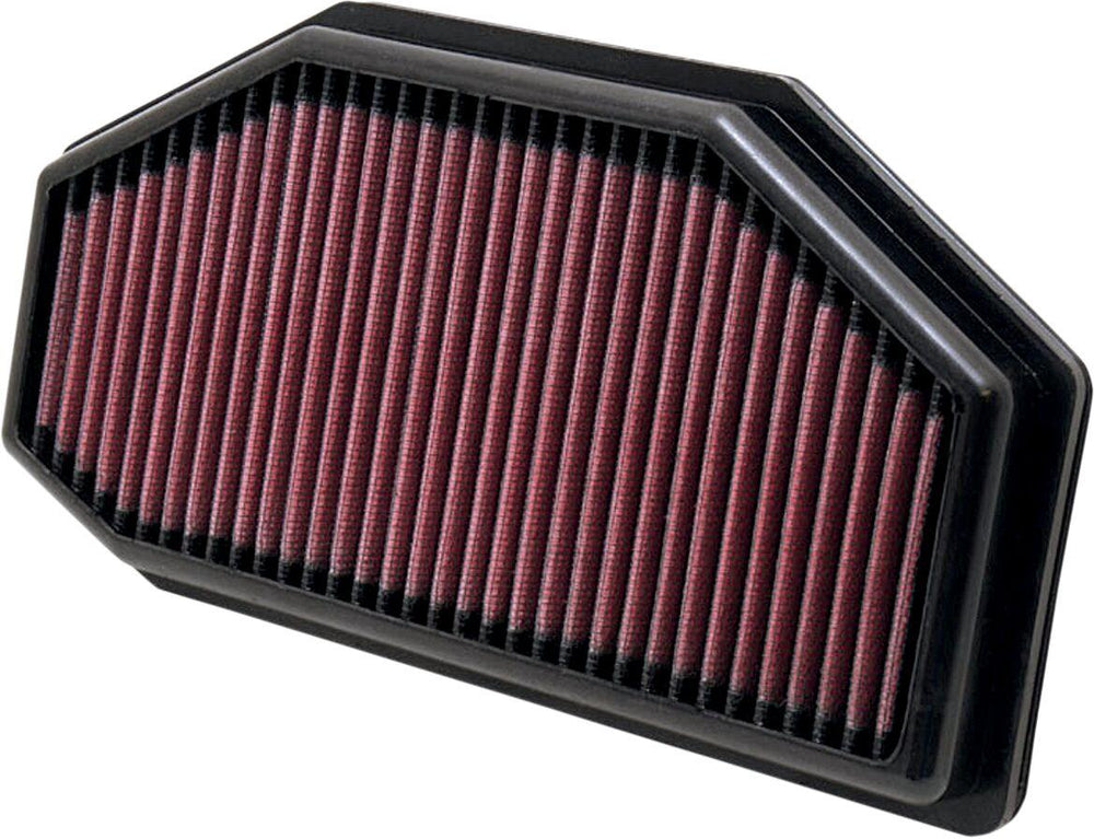 K&N High Flow Air Filter For Triumph Speed Triple 1050 2011-2016 - Black Red