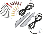 Show Chrome LED Marker Lights For Honda GL 1800 Goldwing 2018-2023 Clear/Red