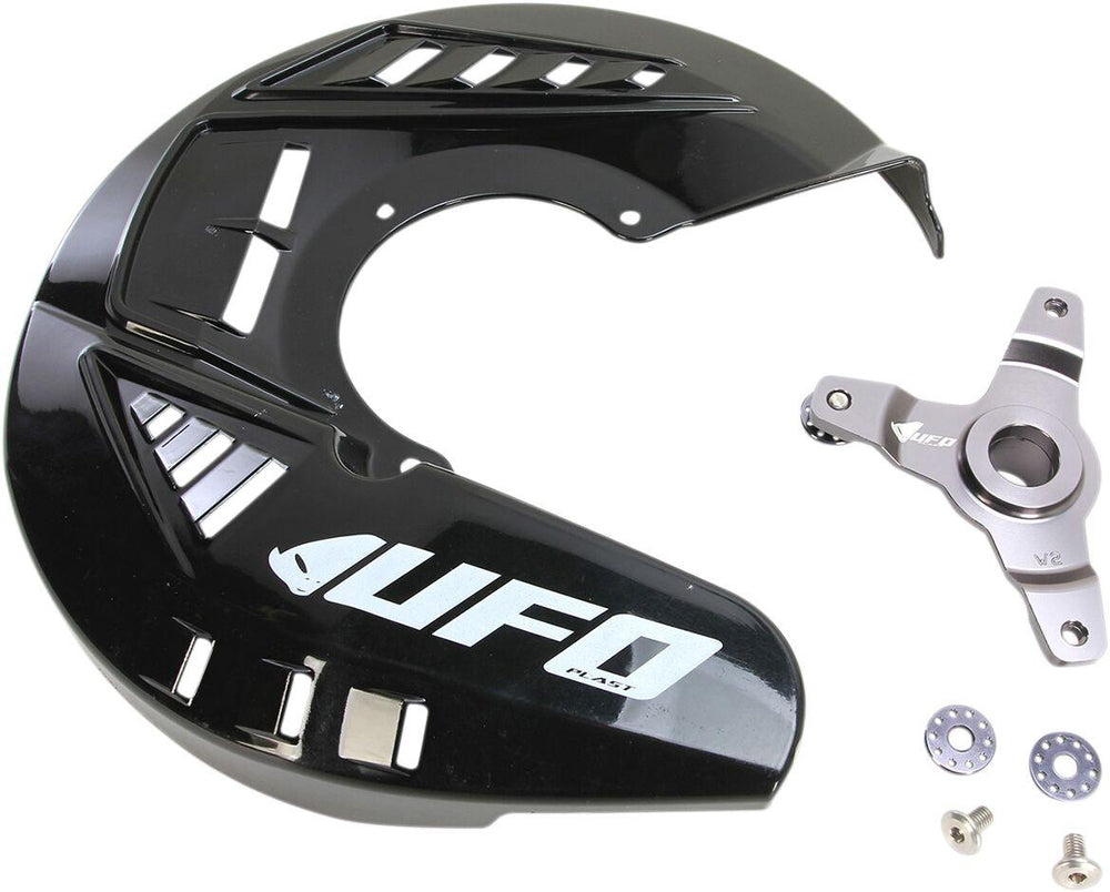 UFO Front Brake Disc Protector For Kawasaki KXF250 2013-2020 - Black