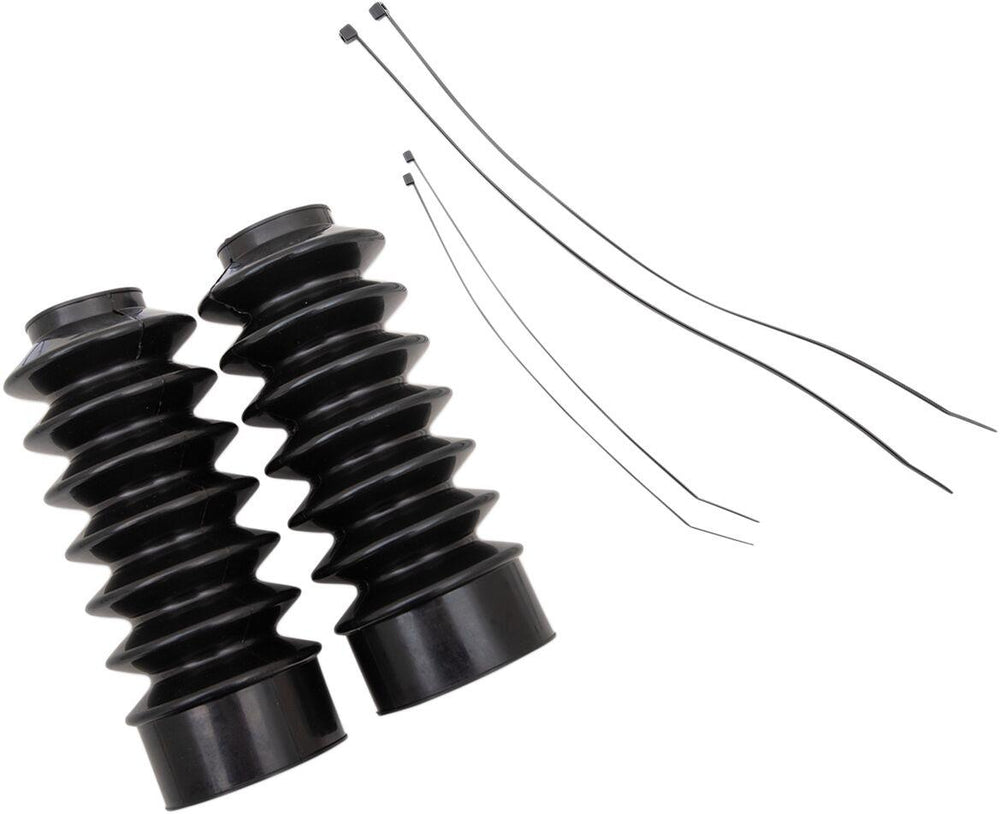 Drag Specialties Fork Boots For Harley Davidson FXD 1340 1995-1998 39mm x 177.8mm - Black